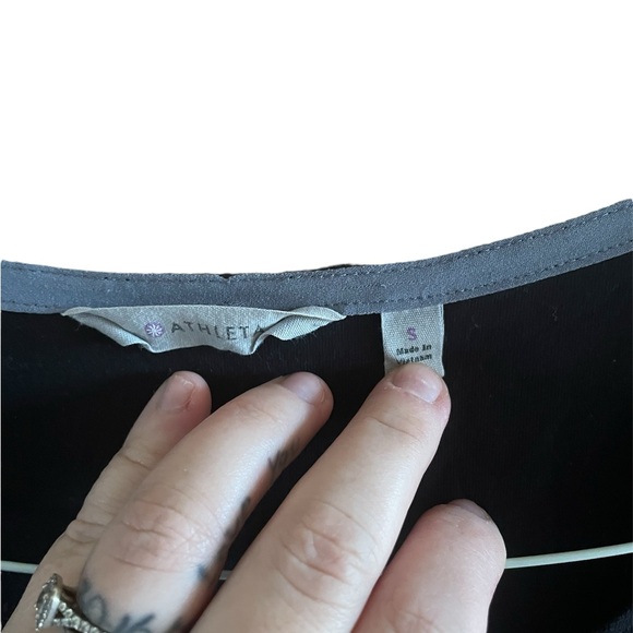 Athleta Crescendo Asymmetrical Black Dress - Picture 6 of 7